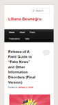 Mobile Screenshot of lilianabounegru.org